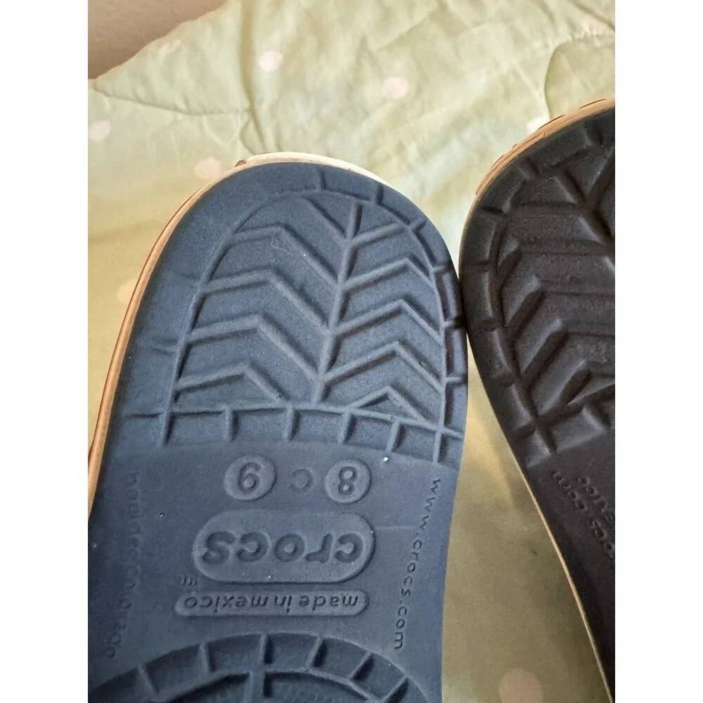 Crocs Classic Unisex Kids Clogs - Size 8/9 Navy Blue